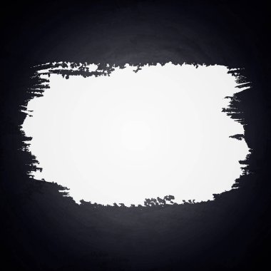 Boş boş kare kara tahta arka plan üzerinde çizim. Vektör çizim