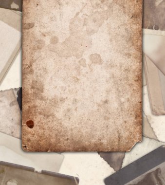 Vintage yığın kağıda eski arka plan fotoğraf