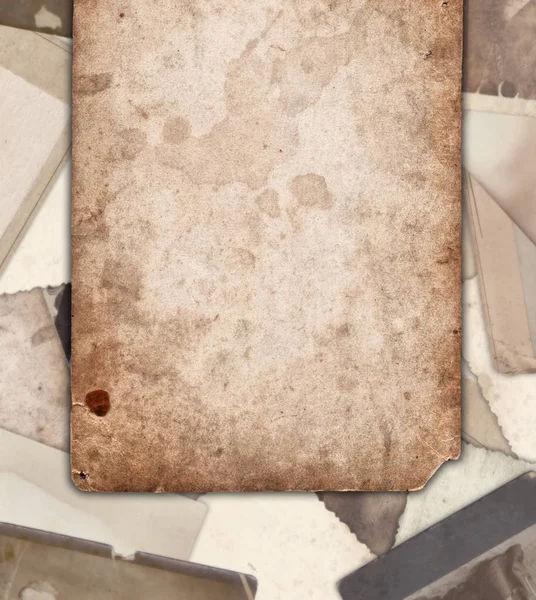 Vintage yığın kağıda eski arka plan fotoğraf