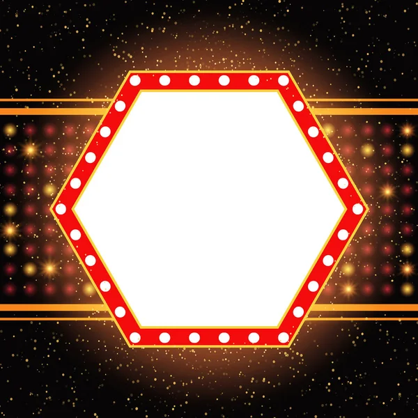 Retro afiş poster şablonu. Tanıtım, konser, gösteri için tasarım. Vektör çizim