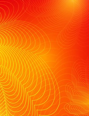 Parlayan dalgalar dinamik arka plan. Vektör çizim