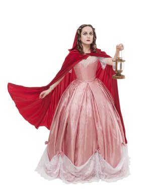 Fener isol eski tarihi Ortaçağ elbise güzel kadın