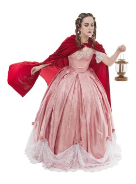 Fener isol eski tarihi Ortaçağ elbise güzel kadın