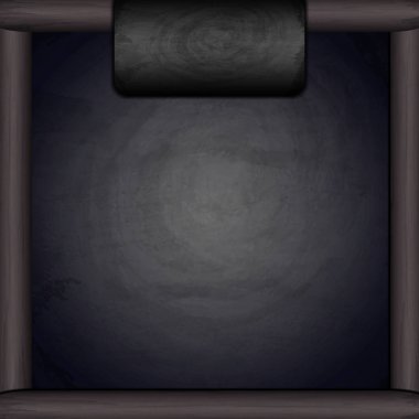 Boş siyah kara tahta tahta arka plan