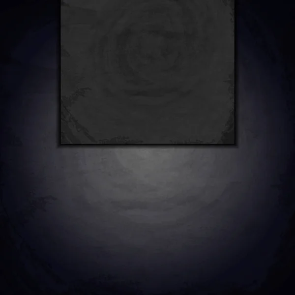Порожній чорний фон крейдяної дошки — стоковий вектор