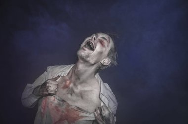 Korku korkunç korkunç zombi adam