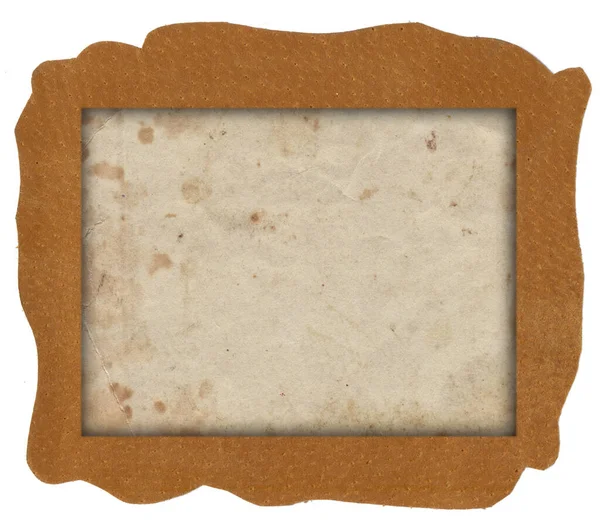 Brązowa Skóra Naturalna Tekstura Starym Pogniecionym Tłem Papieru — Zdjęcie stockowe