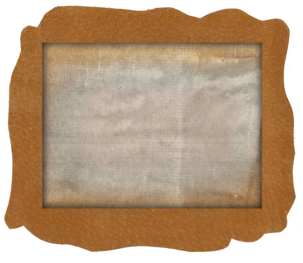 Brązowa Naturalna Skóra Tekstura Starym Papierem Fotograficznym Tekstury Tła — Zdjęcie stockowe