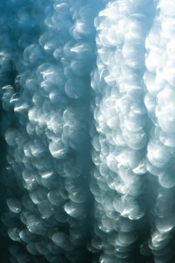 Soyut bulanık ışıltılı ışıltılı arka planda parıltılı ışık