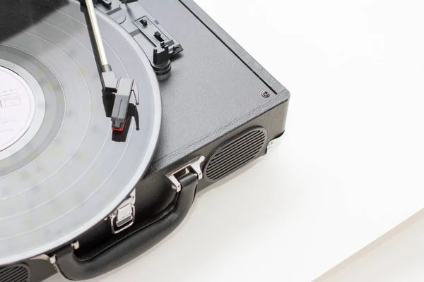 Turntable Vinyl Record Player — Stock Photo, Image