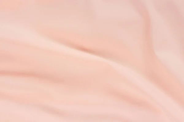Zijde Roze Stof Golven Achtergrond Volledige Frame Textuur — Stockfoto