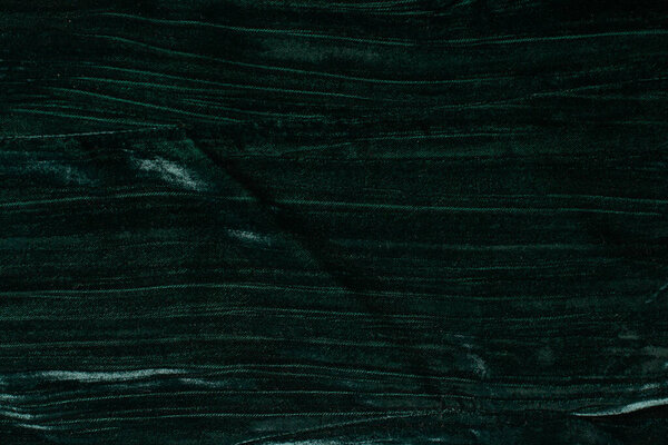 Green color velvet texture with stripes background