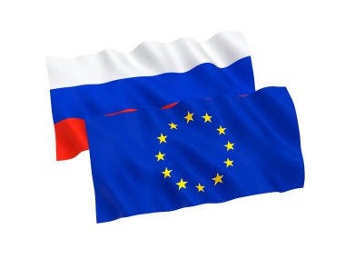 Rus ve Avrupa Birliği bayrağı