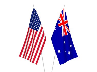 Amerika ve Avustralya bayrakları
