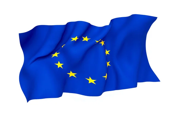 Europeiska unionen eu-flagga — Stockfoto