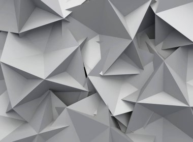 3D arka plan. Geometrik taş çizimi