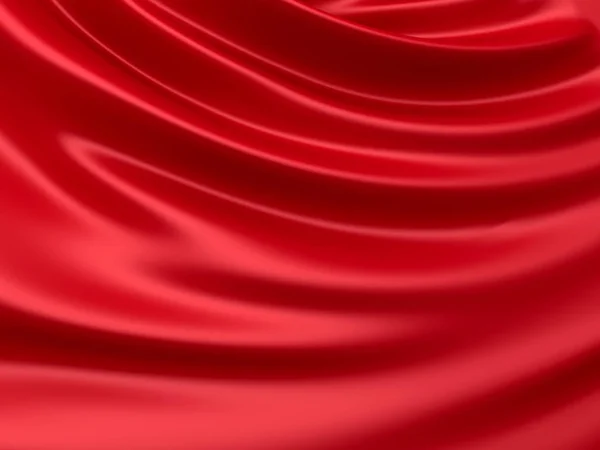 Abstrakte Textur. rote Seide — Stockfoto