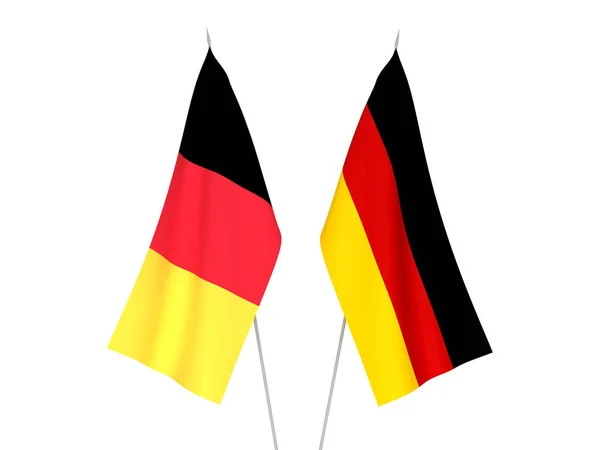 Bandiere Germania e Belgio — Foto Stock