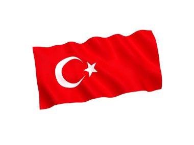 Beyaz arkaplanda hindi bayrağı