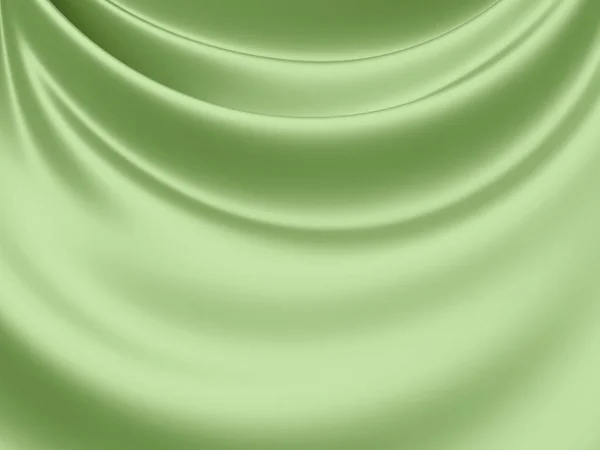 Textura abstrata, seda verde — Fotografia de Stock