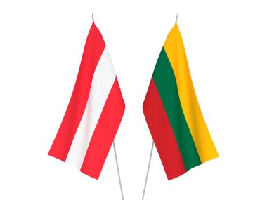 Litvanya ve Avusturya bayrağı