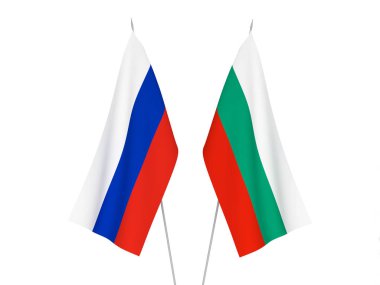Rusya ve Bulgaristan'da bayrakları