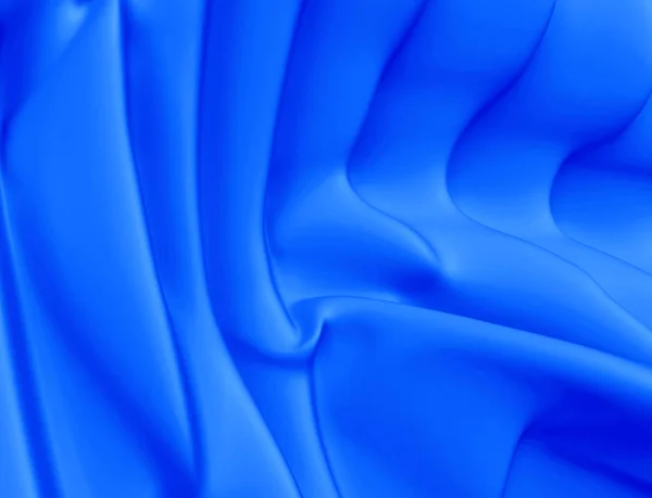 Abstraktní texturu, modré hedvábí — Stock fotografie