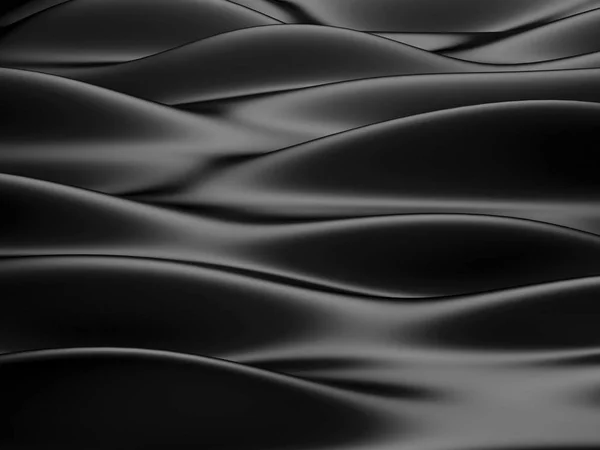 Abstract Texture. Black Silk — Stock Photo, Image