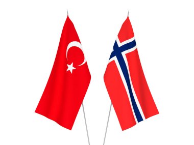 Norveç ve Türkiye bayrakları