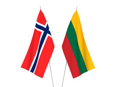 Litvanya ve Norveç bayrakları