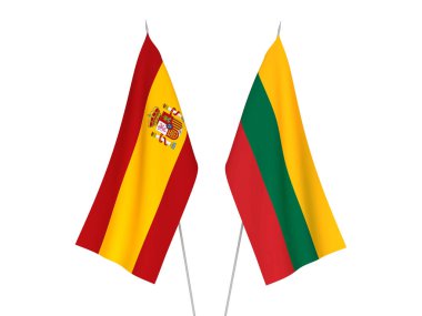 Litvanya ve İspanya bayrakları