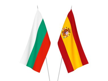 Bulgaristan ve İspanya bayrakları