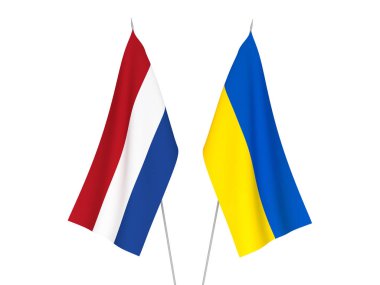 Ukrayna ve Hollanda bayrakları