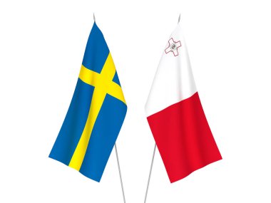 Malta ve İsveç bayrakları