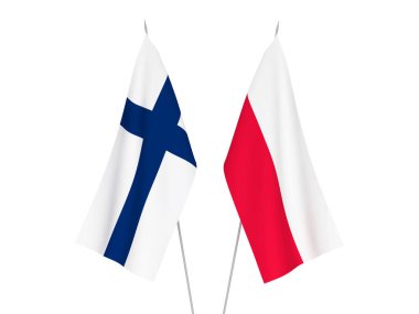 Finlandiya ve Polonya bayrakları