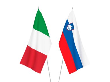 İtalya ve Slovenya bayrakları