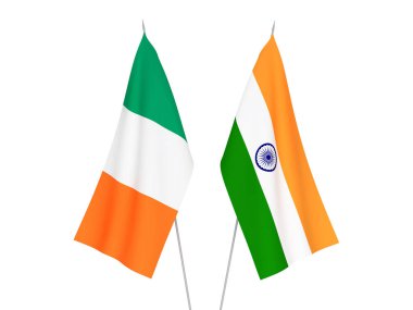 Hindistan ve İrlanda bayrakları