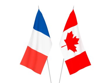 Fransa ve Kanada bayrakları