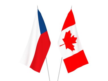 Kanada ve Çek Cumhuriyeti bayrakları