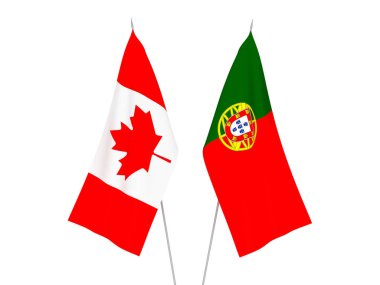 Portekiz ve Kanada bayrakları