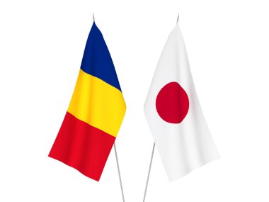 Japonya ve Romanya bayrakları
