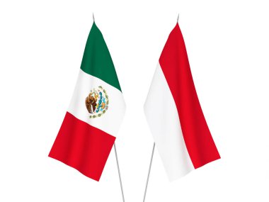 Endonezya ve Meksika bayrakları
