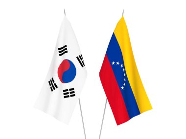 Venezuela ve Güney Kore bayrakları