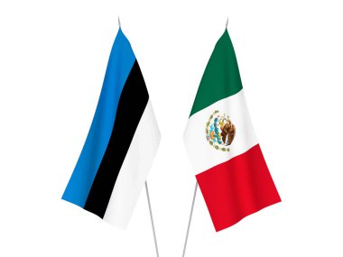 Meksika ve Estonya bayrakları