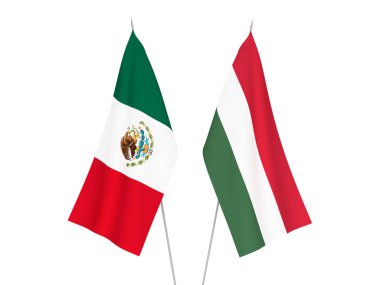 Meksika ve Macaristan bayrakları