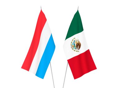 Meksika ve Lüksemburg bayrakları
