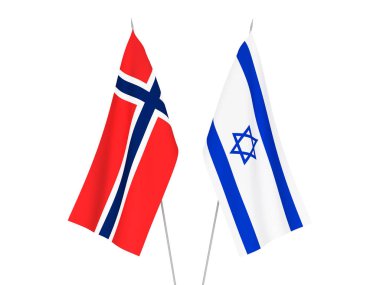 Norveç ve İsrail bayrakları