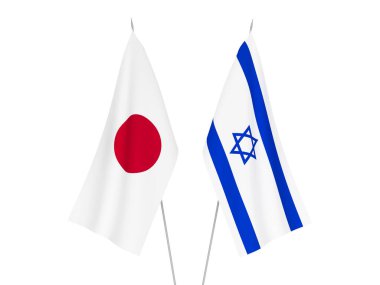 Japonya ve İsrail bayrakları