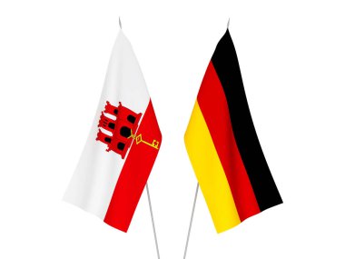 Almanya ve Gibraltar bayrakları