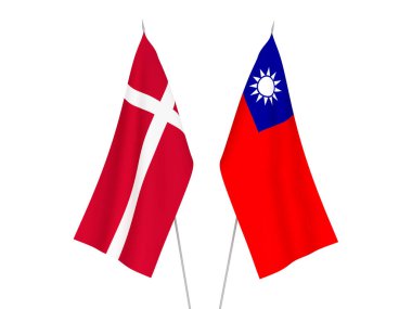 Tayvan ve Danimarka bayrakları